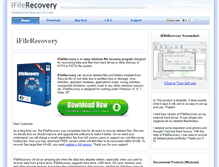 Tablet Screenshot of ifilerecovery.com